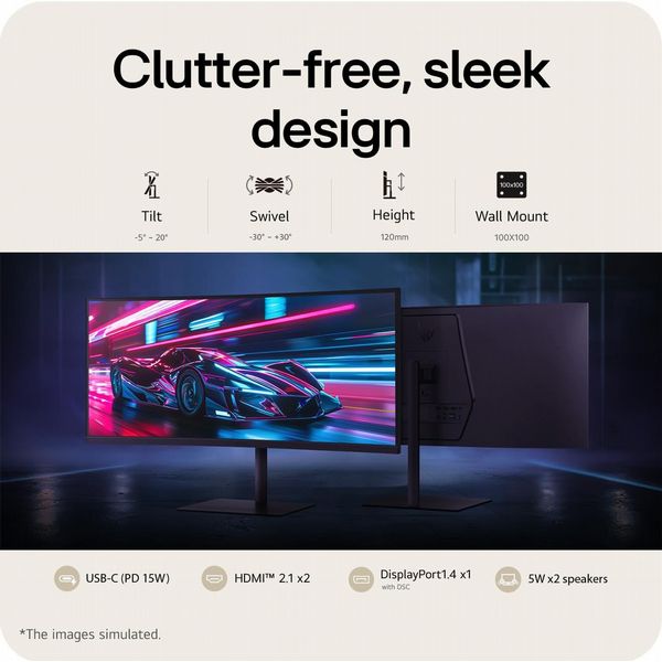 LG UltraGear 34G630A-B 34-inch Curved QHD 240Hz Gaming Monitor
