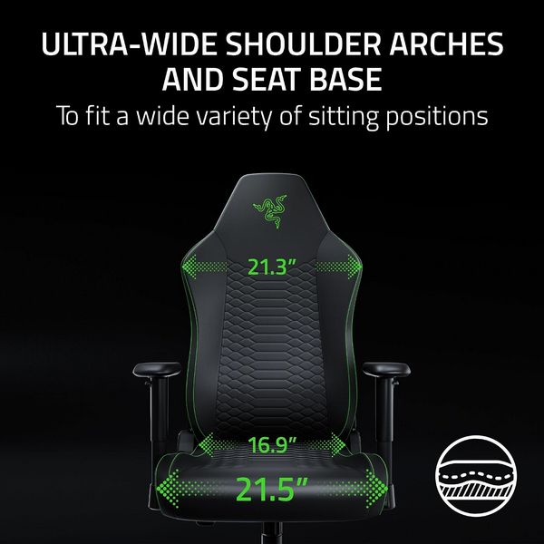 Razer Iskur V2 X Newgen Gaming Chair (Black/Green)