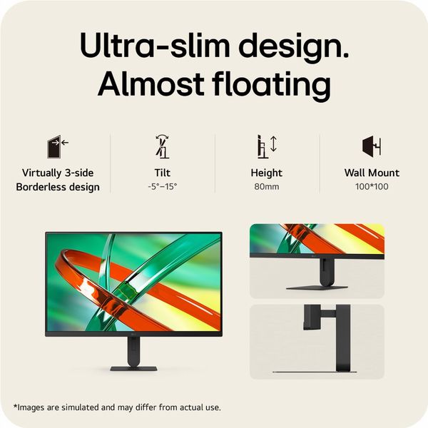 LG UltraFine 27U730B-B 27-inch 4K USB-C Monitor