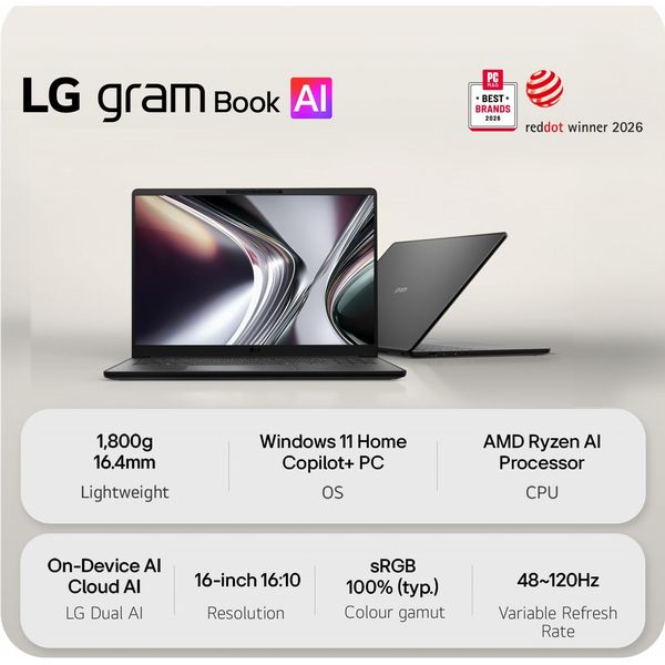 LG 16-inch Laptop - 16U55U-H.AU75AN