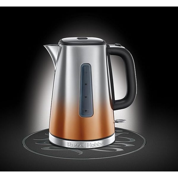 Russell Hobbs Eclipse Silver and Copper Kettle