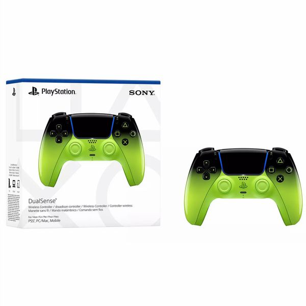 Remix Green Dualsense Wireless Controller - For Ps5, Pc, Mac & Mobile