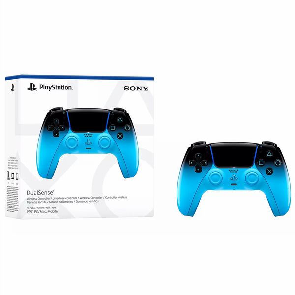 Rhythm Blue Dualsense Wireless Controller - For Ps5, Pc, Mac & Mobile