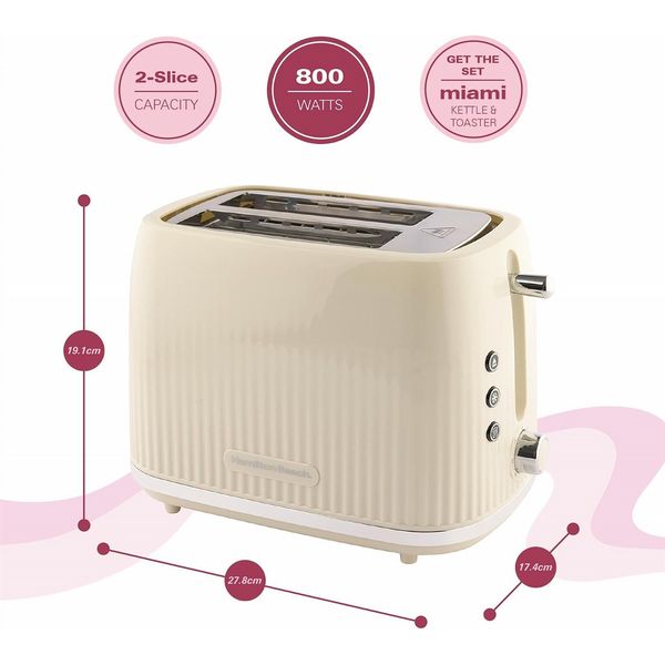 Hamilton Beach Miami Toaster Sand Open Box