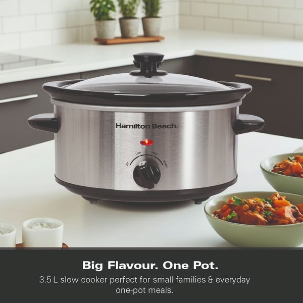 Hamilton Beach 3.5L Slow Cooker Silver
