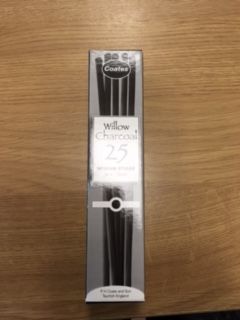 Willow Charcoal, Medium, 25 Stick Box