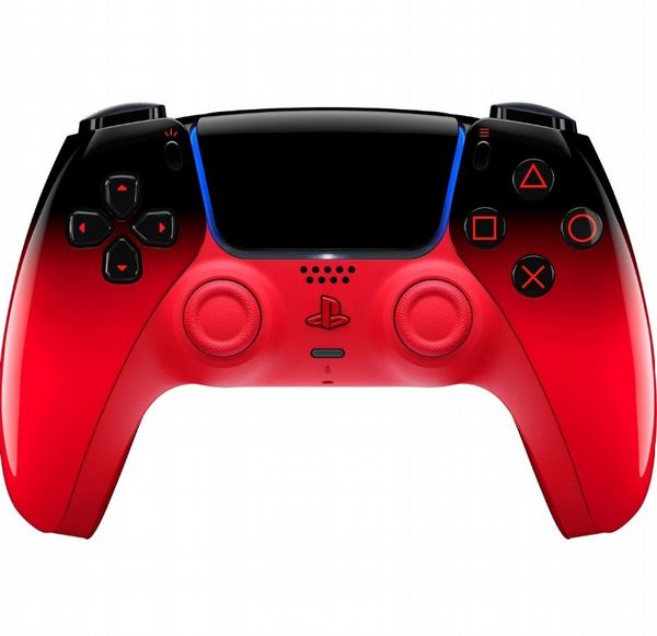 Techno Red Dualsense Wireless Controller � For Ps5, Pc, Mac & Mobile