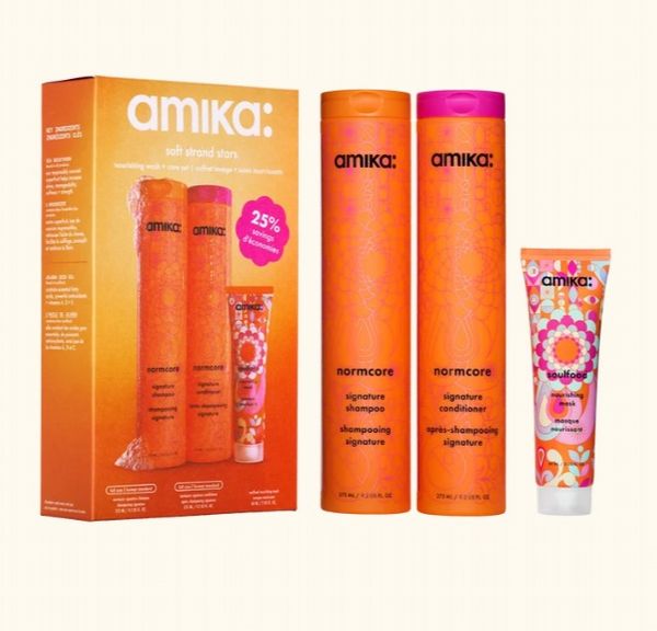 Amika Soft Strand Stars Nourishing Wash + Care Set