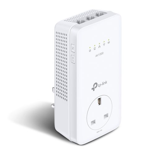 TP-Link - AV1300 Gigabit Powerline Wi-Fi Extender