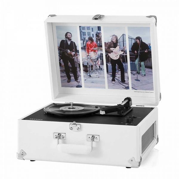 Anthology Turntable - Beatles - Let it Be White PVC